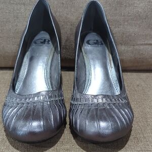 Gianni Bini Metallic Silver Women's Heels